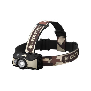 Ledlenser Lampe Frontale Mh 8 - Noire Et Sable