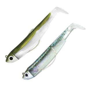 Leurre Souple Fiiish Double Combo Shore Black Minnow 7cm 3g - Taille 1 - BM 70