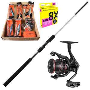 Pack Complet Rely S 2.69m 15-40g + Okuma Ceymar 4000HD + Tresse + Box