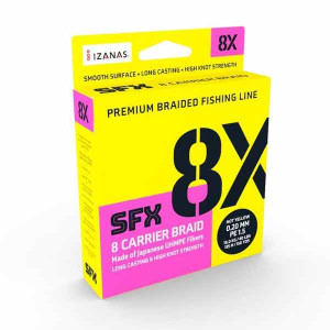 Sufix Sfx 8 Carrier Braid 135M Hot Yellow