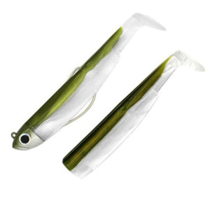 Combo Black Minnow 70 Shore - 7cm - 3g - Taille 1 - BM 70 Kaki + Rech. Kaki