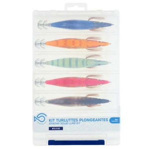 Kit SRT 5 Turluttes Plongeantes 3.0 + boîte