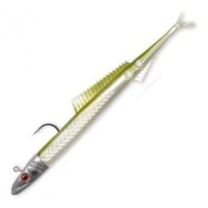 Leurre Souple Delalande Fire Eel 13cm Monté 30g