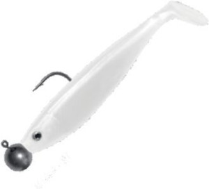 Leurre Souple Delalande Shad Gt monté 11cm tête plombée 10g - Par 3
