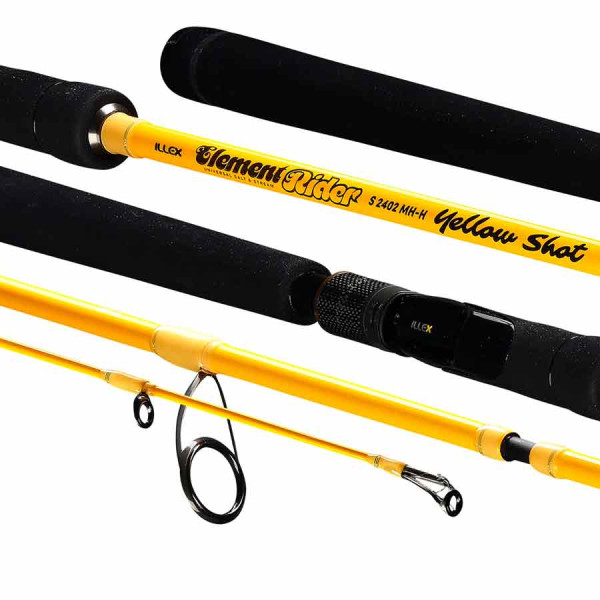 Canne Illex Element Rider X5 S240 2MH-H 15-50g Yellowshot