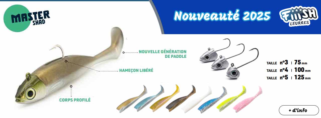 Leurre Master Shad de chez Fiiish
